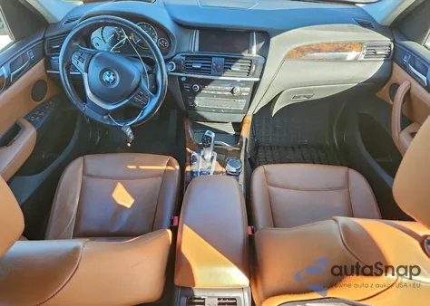 2016 BMW X3 xDrive28I из США, поврежденный, VIN 5UXWX9C58G0D69198